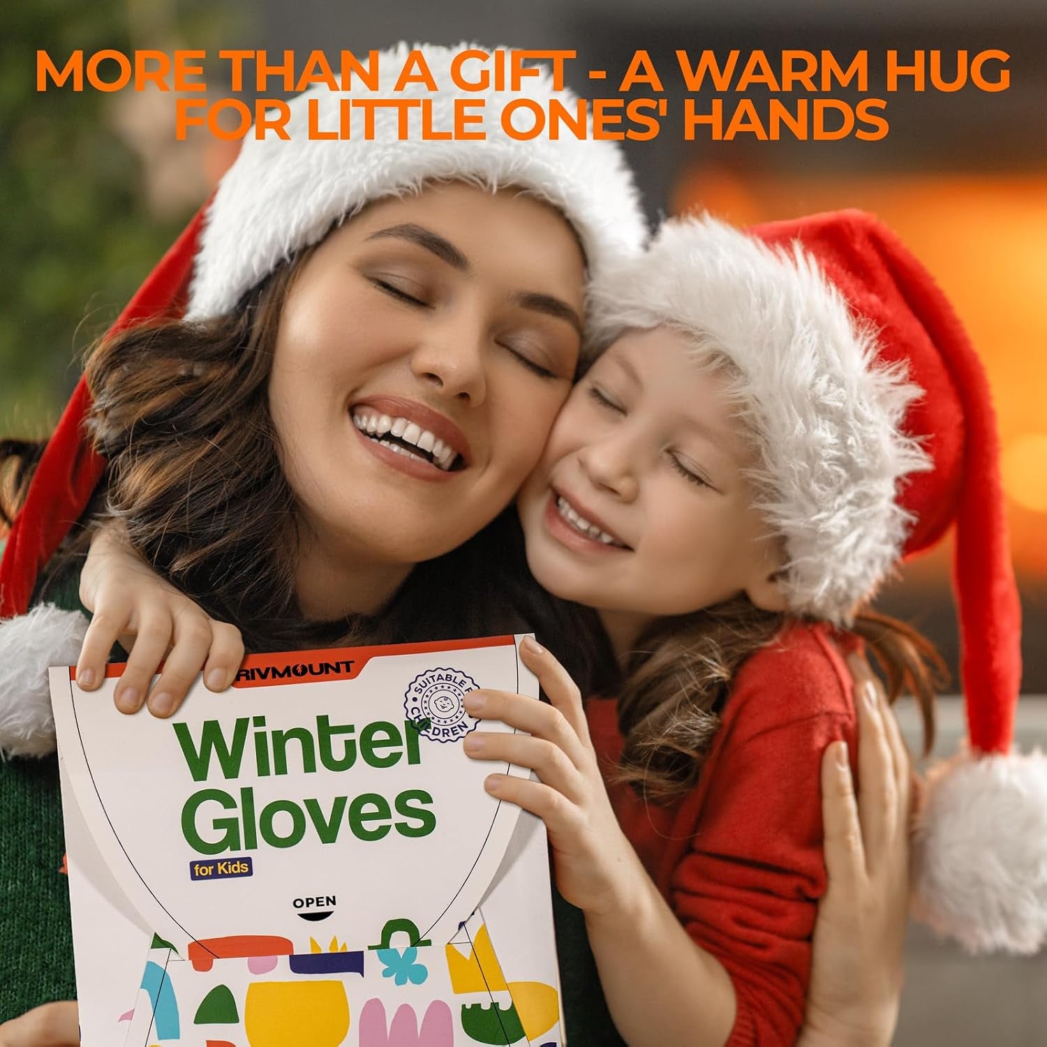 Kids Warm Winter Gloves Touchscreen Cycling Running Cold Weather | Comfortable Soft Breathable Water-Resistant Portable Buckle Anti-Slip for Outdoor Hockey Snowboarding Riding Hiking Boy Girl