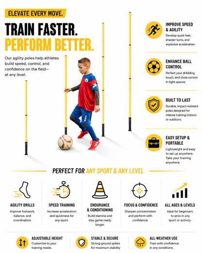 Onesowe Pro Agility Kit — Poles, Ladder & Cones for Speed Training
